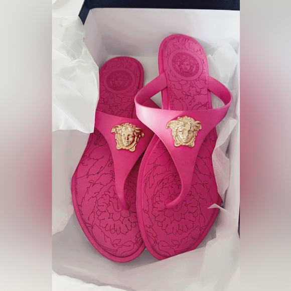 Versace medusa thong sandals - Picture 3 of 6